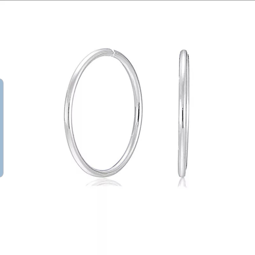 Sterling Silver Nose Rings 2pc